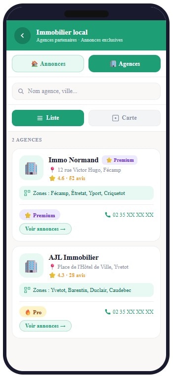 Agences immobilières Lokalist